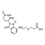 3-[2-[[2-(2,6-Dioxo-3-piperidyl)-1,3-dioxo-4-isoindolinyl]amino]ethoxy]propanoic Acid