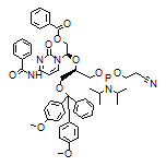 N4-Benzoyl-5’-(4,4’-dimethoxytrityl)-2’-benzoyl-2’,3’-seco-cytidine-3’-cyanoethylphosphoramidite