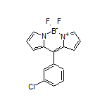 10-(3-Chlorophenyl)-5,5-difluoro-5H-dipyrrolo[1,2-c:2’,1’-f][1,3,2]diazaborinin-4-ium-5-uide