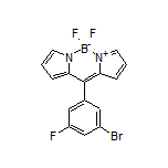 10-(3-Bromo-5-fluorophenyl)-5,5-difluoro-5H-dipyrrolo[1,2-c:2’,1’-f][1,3,2]diazaborinin-4-ium-5-uide