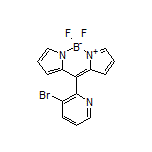 10-(3-Bromo-2-pyridyl)-5,5-difluoro-5H-dipyrrolo[1,2-c:2’,1’-f][1,3,2]diazaborinin-4-ium-5-uide