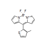 5,5-Difluoro-10-(3-methyl-2-thienyl)-5H-dipyrrolo[1,2-c:2’,1’-f][1,3,2]diazaborinin-4-ium-5-uide