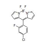 10-(4-Chloro-2-fluorophenyl)-5,5-difluoro-5H-dipyrrolo[1,2-c:2’,1’-f][1,3,2]diazaborinin-4-ium-5-uide