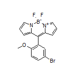 10-(5-Bromo-2-methoxyphenyl)-5,5-difluoro-5H-dipyrrolo[1,2-c:2’,1’-f][1,3,2]diazaborinin-4-ium-5-uide