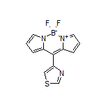 5,5-Difluoro-10-(4-thiazolyl)-5H-dipyrrolo[1,2-c:2’,1’-f][1,3,2]diazaborinin-4-ium-5-uide