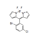 10-(2-Bromo-5-chlorophenyl)-5,5-difluoro-5H-dipyrrolo[1,2-c:2’,1’-f][1,3,2]diazaborinin-4-ium-5-uide