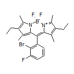 10-(2-Bromo-3-fluorophenyl)-2,8-diethyl-5,5-difluoro-1,3,7,9-tetramethyl-5H-dipyrrolo[1,2-c:2’,1’-f][1,3,2]diazaborinin-4-ium-5-uide