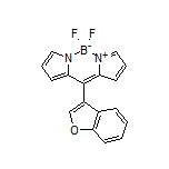 10-(3-Benzofuryl)-5,5-difluoro-5H-dipyrrolo[1,2-c:2’,1’-f][1,3,2]diazaborinin-4-ium-5-uide