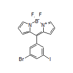 10-(3-Bromo-5-iodophenyl)-5,5-difluoro-5H-dipyrrolo[1,2-c:2’,1’-f][1,3,2]diazaborinin-4-ium-5-uide