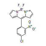 10-(4-Chloro-2-nitrophenyl)-5,5-difluoro-5H-dipyrrolo[1,2-c:2’,1’-f][1,3,2]diazaborinin-4-ium-5-uide