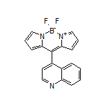 5,5-Difluoro-10-(4-quinolyl)-5H-dipyrrolo[1,2-c:2’,1’-f][1,3,2]diazaborinin-4-ium-5-uide