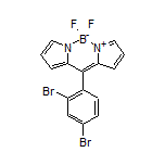 10-(2,4-Dibromophenyl)-5,5-difluoro-5H-dipyrrolo[1,2-c:2’,1’-f][1,3,2]diazaborinin-4-ium-5-uide