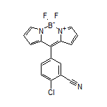 10-(4-Chloro-3-cyanophenyl)-5,5-difluoro-5H-dipyrrolo[1,2-c:2’,1’-f][1,3,2]diazaborinin-4-ium-5-uide