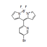 10-(5-Bromo-2-pyridyl)-5,5-difluoro-5H-dipyrrolo[1,2-c:2’,1’-f][1,3,2]diazaborinin-4-ium-5-uide