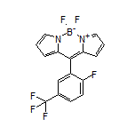 5,5-Difluoro-10-[2-fluoro-5-(trifluoromethyl)phenyl]-5H-dipyrrolo[1,2-c:2’,1’-f][1,3,2]diazaborinin-4-ium-5-uide