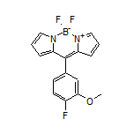 5,5-Difluoro-10-(4-fluoro-3-methoxyphenyl)-5H-dipyrrolo[1,2-c:2’,1’-f][1,3,2]diazaborinin-4-ium-5-uide