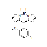 5,5-Difluoro-10-(5-fluoro-2-methoxyphenyl)-5H-dipyrrolo[1,2-c:2’,1’-f][1,3,2]diazaborinin-4-ium-5-uide