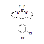 10-(4-Bromo-3-chlorophenyl)-5,5-difluoro-5H-dipyrrolo[1,2-c:2’,1’-f][1,3,2]diazaborinin-4-ium-5-uide