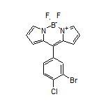 10-(3-Bromo-4-chlorophenyl)-5,5-difluoro-5H-dipyrrolo[1,2-c:2’,1’-f][1,3,2]diazaborinin-4-ium-5-uide