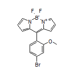 10-(4-Bromo-2-methoxyphenyl)-5,5-difluoro-5H-dipyrrolo[1,2-c:2’,1’-f][1,3,2]diazaborinin-4-ium-5-uide