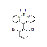 10-(2-Bromo-6-chlorophenyl)-5,5-difluoro-5H-dipyrrolo[1,2-c:2’,1’-f][1,3,2]diazaborinin-4-ium-5-uide