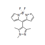 5,5-Difluoro-10-(1,3,5-trimethyl-4-pyrazolyl)-5H-dipyrrolo[1,2-c:2’,1’-f][1,3,2]diazaborinin-4-ium-5-uide