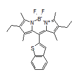 10-(2-Benzthienyl)-2,8-diethyl-5,5-difluoro-1,3,7,9-tetramethyl-5H-dipyrrolo[1,2-c:2’,1’-f][1,3,2]diazaborinin-4-ium-5-uide