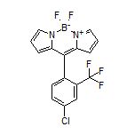 10-[4-Chloro-2-(trifluoromethyl)phenyl]-5,5-difluoro-5H-dipyrrolo[1,2-c:2’,1’-f][1,3,2]diazaborinin-4-ium-5-uide