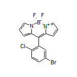 10-(5-Bromo-2-chlorophenyl)-5,5-difluoro-5H-dipyrrolo[1,2-c:2’,1’-f][1,3,2]diazaborinin-4-ium-5-uide