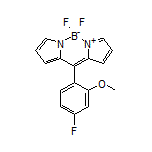 5,5-Difluoro-10-(4-fluoro-2-methoxyphenyl)-5H-dipyrrolo[1,2-c:2’,1’-f][1,3,2]diazaborinin-4-ium-5-uide