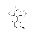 10-(5-Bromo-2-methylphenyl)-5,5-difluoro-5H-dipyrrolo[1,2-c:2’,1’-f][1,3,2]diazaborinin-4-ium-5-uide