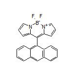 10-(9-Anthryl)-5,5-difluoro-5H-dipyrrolo[1,2-c:2’,1’-f][1,3,2]diazaborinin-4-ium-5-uide