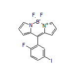 5,5-Difluoro-10-(2-fluoro-5-iodophenyl)-5H-dipyrrolo[1,2-c:2’,1’-f][1,3,2]diazaborinin-4-ium-5-uide