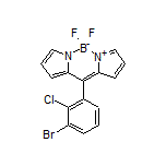 10-(3-Bromo-2-chlorophenyl)-5,5-difluoro-5H-dipyrrolo[1,2-c:2’,1’-f][1,3,2]diazaborinin-4-ium-5-uide