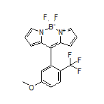 5,5-Difluoro-10-[5-methoxy-2-(trifluoromethyl)phenyl]-5H-dipyrrolo[1,2-c:2’,1’-f][1,3,2]diazaborinin-4-ium-5-uide