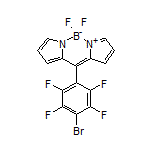 10-(4-Bromo-2,3,5,6-tetrafluorophenyl)-5,5-difluoro-5H-dipyrrolo[1,2-c:2’,1’-f][1,3,2]diazaborinin-4-ium-5-uide