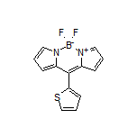 5,5-Difluoro-10-(2-thienyl)-5H-dipyrrolo[1,2-c:2’,1’-f][1,3,2]diazaborinin-4-ium-5-uide