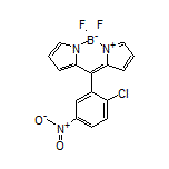 10-(2-Chloro-5-nitrophenyl)-5,5-difluoro-5H-dipyrrolo[1,2-c:2’,1’-f][1,3,2]diazaborinin-4-ium-5-uide