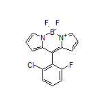 10-(2-Chloro-6-fluorophenyl)-5,5-difluoro-5H-dipyrrolo[1,2-c:2’,1’-f][1,3,2]diazaborinin-4-ium-5-uide