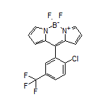 10-[2-Chloro-5-(trifluoromethyl)phenyl]-5,5-difluoro-5H-dipyrrolo[1,2-c:2’,1’-f][1,3,2]diazaborinin-4-ium-5-uide