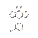 10-(5-Bromo-3-pyridyl)-5,5-difluoro-5H-dipyrrolo[1,2-c:2’,1’-f][1,3,2]diazaborinin-4-ium-5-uide