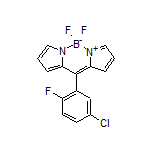 10-(5-Chloro-2-fluorophenyl)-5,5-difluoro-5H-dipyrrolo[1,2-c:2’,1’-f][1,3,2]diazaborinin-4-ium-5-uide