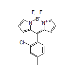 10-(2-Chloro-4-methylphenyl)-5,5-difluoro-5H-dipyrrolo[1,2-c:2’,1’-f][1,3,2]diazaborinin-4-ium-5-uide