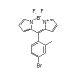 10-(4-Bromo-2-methylphenyl)-5,5-difluoro-5H-dipyrrolo[1,2-c:2’,1’-f][1,3,2]diazaborinin-4-ium-5-uide