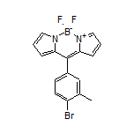 10-(4-Bromo-3-methylphenyl)-5,5-difluoro-5H-dipyrrolo[1,2-c:2’,1’-f][1,3,2]diazaborinin-4-ium-5-uide