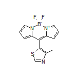 5,5-Difluoro-10-(4-methyl-5-thiazolyl)-5H-dipyrrolo[1,2-c:2’,1’-f][1,3,2]diazaborinin-4-ium-5-uide