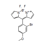 10-(2-Bromo-4-methoxyphenyl)-5,5-difluoro-5H-dipyrrolo[1,2-c:2’,1’-f][1,3,2]diazaborinin-4-ium-5-uide