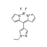 10-(1-Ethyl-4-pyrazolyl)-5,5-difluoro-5H-dipyrrolo[1,2-c:2’,1’-f][1,3,2]diazaborinin-4-ium-5-uide