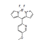 5,5-Difluoro-10-(5-methoxy-2-pyridyl)-5H-dipyrrolo[1,2-c:2’,1’-f][1,3,2]diazaborinin-4-ium-5-uide