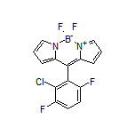 10-(2-Chloro-3,6-difluorophenyl)-5,5-difluoro-5H-dipyrrolo[1,2-c:2’,1’-f][1,3,2]diazaborinin-4-ium-5-uide